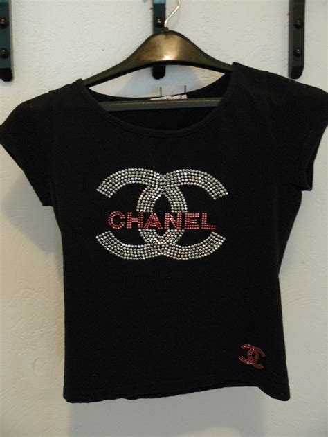 authentic chanel t shirt|blouse chanel femme.